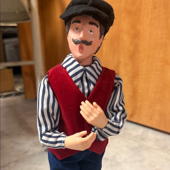 Victorian Caroler Kids Costume Set - Red and Black - Picture 3 of 5